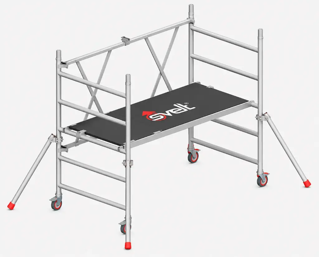 Svelt SVELTOWER one-person-assembly scaffold tower 1.10 x 0.74 m up to 5.17 m