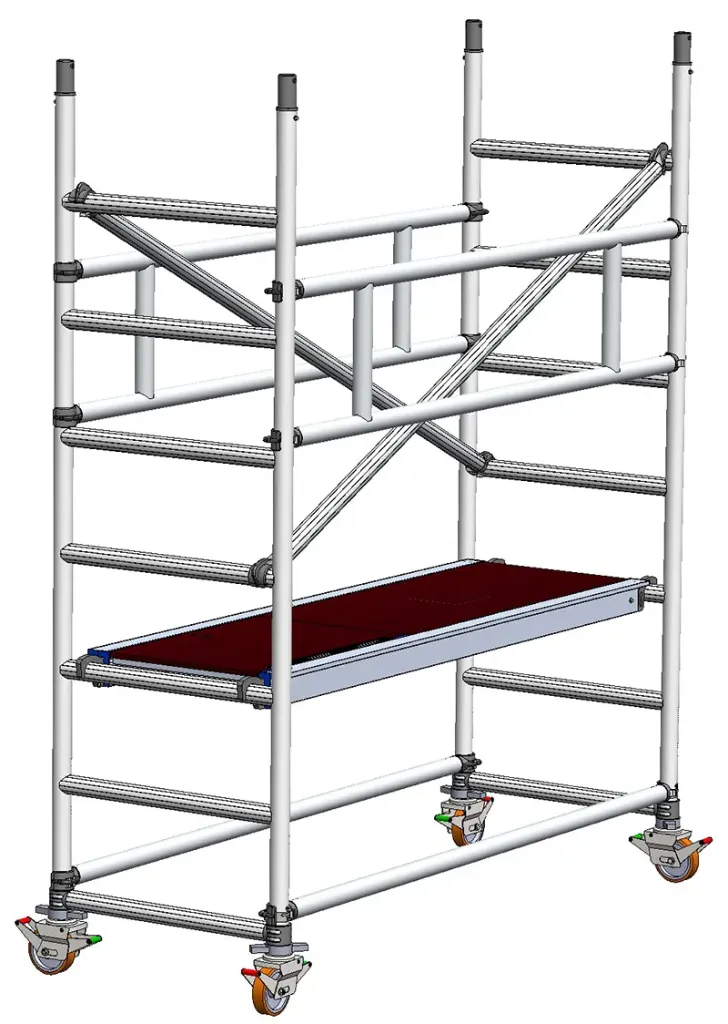 [ATEM20S236E] SVELT Tempo Tech S Fahrgerüst 2,00 x 0,74 m | Plattformlänge 2,00 m | Gerüsthöhe 10,76 m (TEMPO TECH S M 2,0 H 02,36 OUTDOOR)