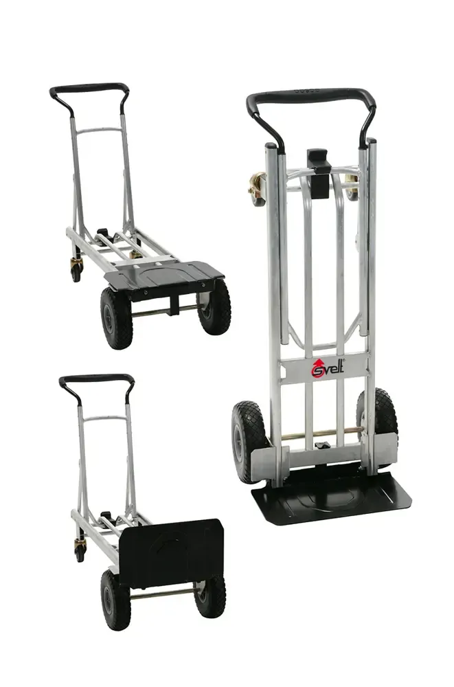 SVELT MAC3 Mehrzweck-Aluminium-Handwagen – 3-in-1 – 450 kg