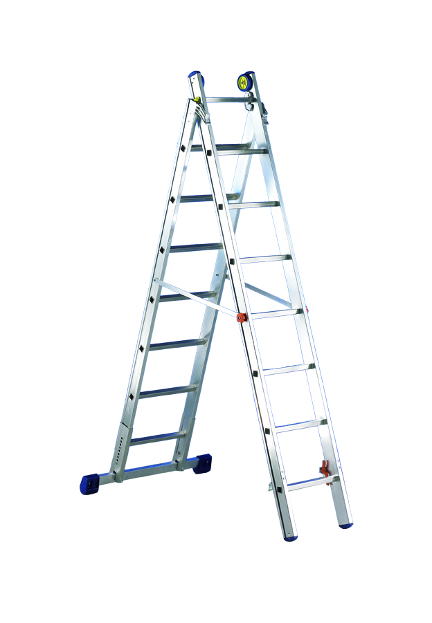 [SCNX2010] SVELT Luxe 2-delige Reformladder 6+7 t/m 13+14 sporten (6+7 sporten 3,45 m 12,0 kg)