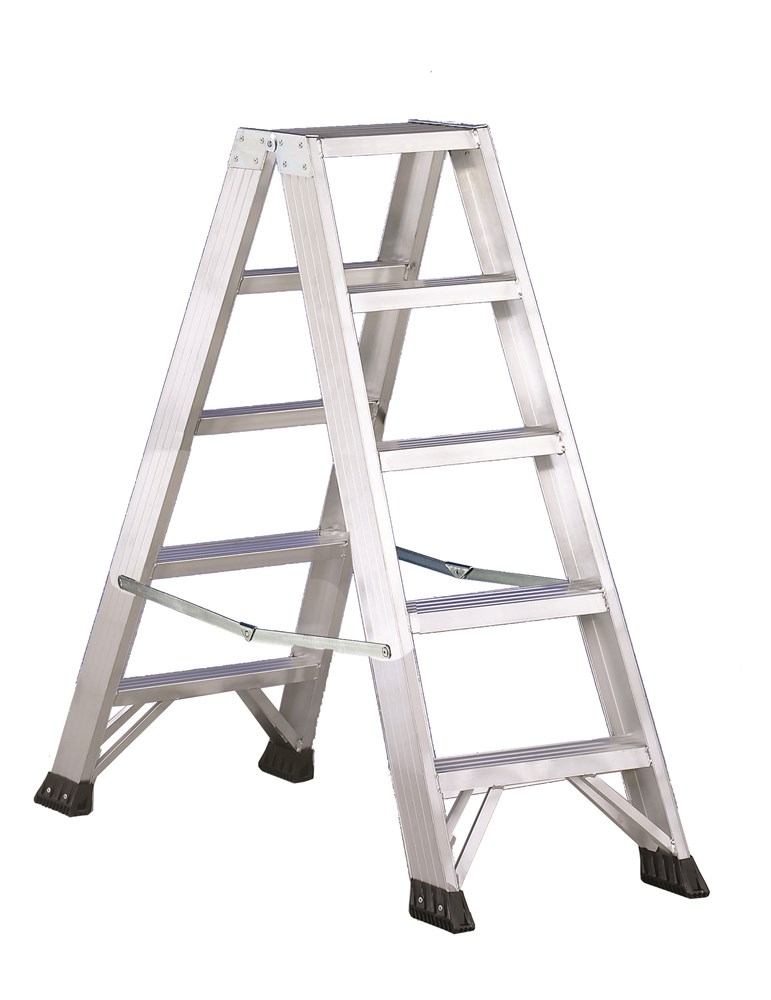 [SPROS005] SVELT P1 Beidseitig Begehbare Stufen-Stehleiter 5 t/m 13 (5 treden 1,17 m 6,5 kg)