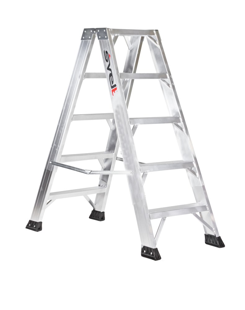 [SPROP005] SVELT P1 Plus Dubbel Oploopbare Trap 5 t/m 13 treden (5 treden 1,17 m 7,0 kg)