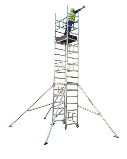 Svelt SVELTOWER von einer Person aufbaubares Fahrgerüst 1,60x0,74 m bis 7,27 m